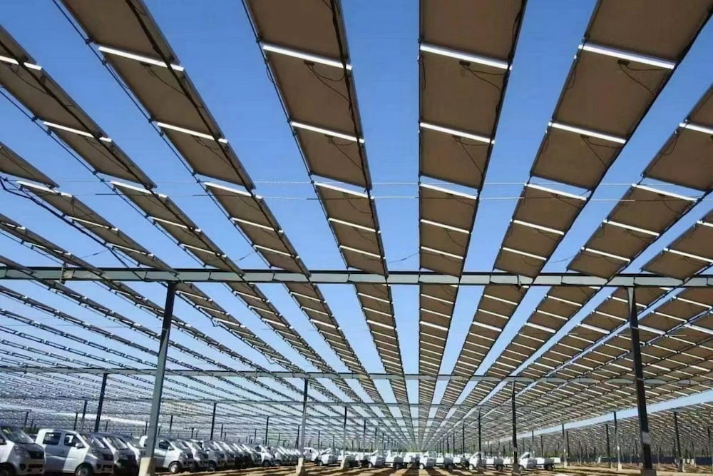 中国 太阳能柔性支架系统500KW